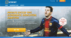 Desktop Screenshot of getmybet.com